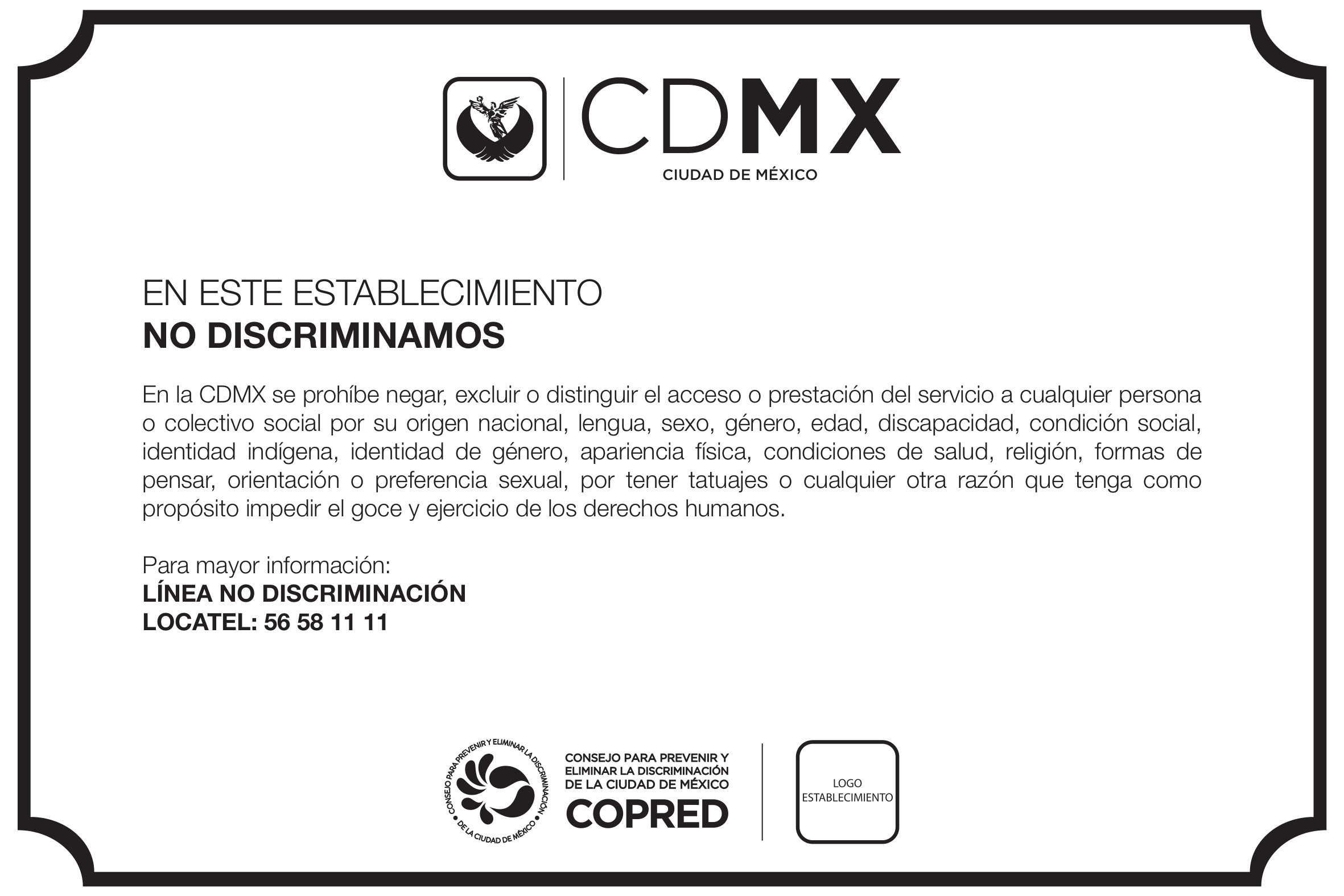 Aprueba ALDF reformas por la no discriminación en establecimientos mercantiles Aprueba ALDF reformas por la no discriminación en establecimientos mercantiles