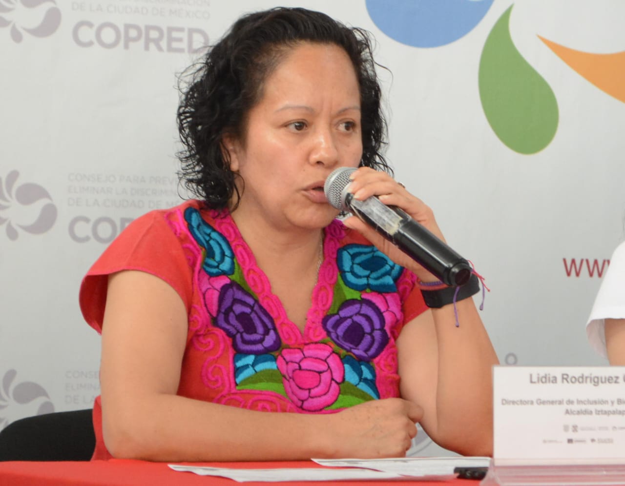 Doto de Lidia Rodríguez Chávez, Directora General de Inclusión y Bienestar Social de la Alcaldía Iztapalapa