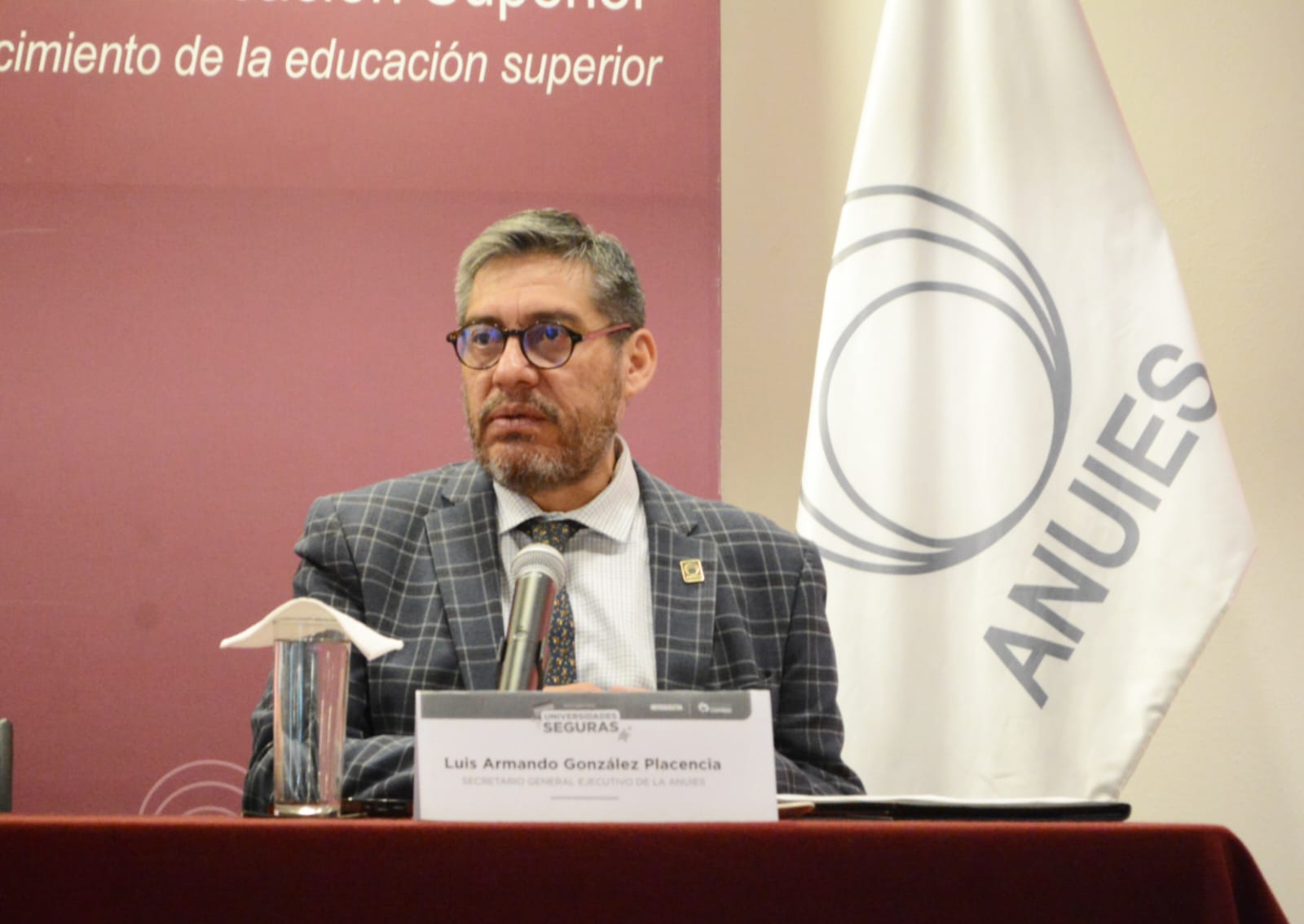 Foto de Luís González Placencia, Secretario Ejecutivo General de ANUIES