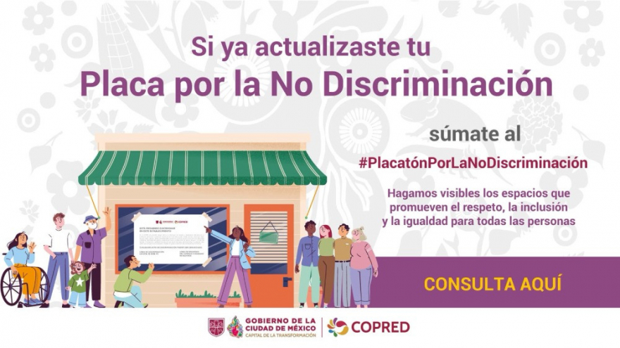 Registro: Placatón por la No Discriminación